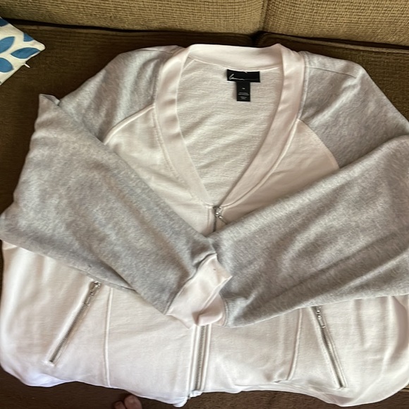 Lane Bryant, varsity like sweatshirt/jacket. Full front zipper. - Picture 2 of 4